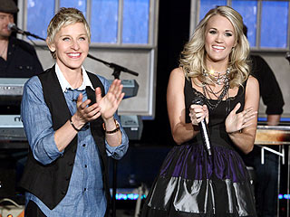 Carrie Underwood and Ellen DeGeneres