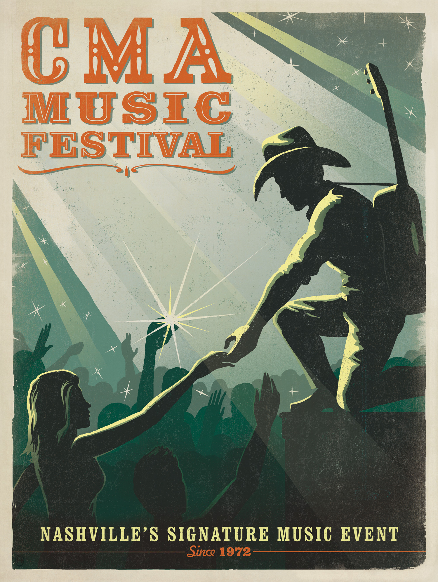 Spirit Of CMA Music Festival Captured In New Poster Sounds Like Nashville