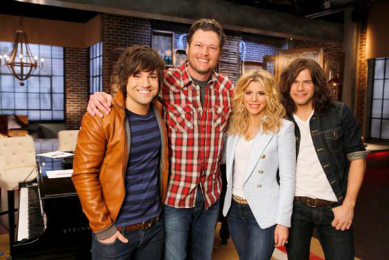 Blake Shelton – The Band Perry – The Voice -