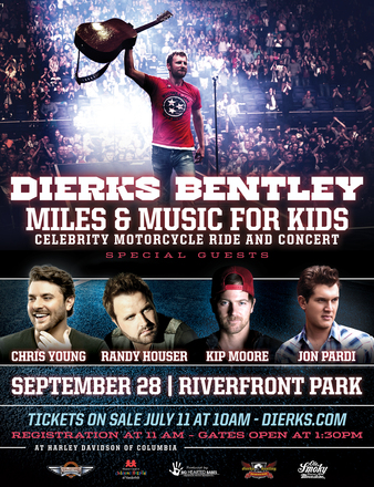 Dierks Bentley – Miles & Music for Kids 2014