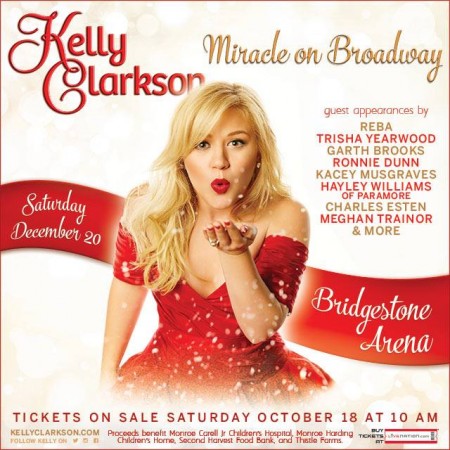 Kelly Clarkson Miracle on Broadway