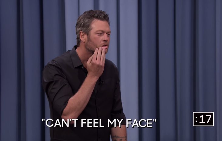 Blake Shelton Plays Charades with Jimmy Fallon on ‘The Tonight Show’