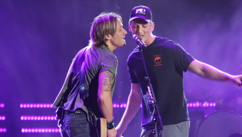 Miles Teller Joins Keith Urban Onstage for ‘My Girl’ Performance