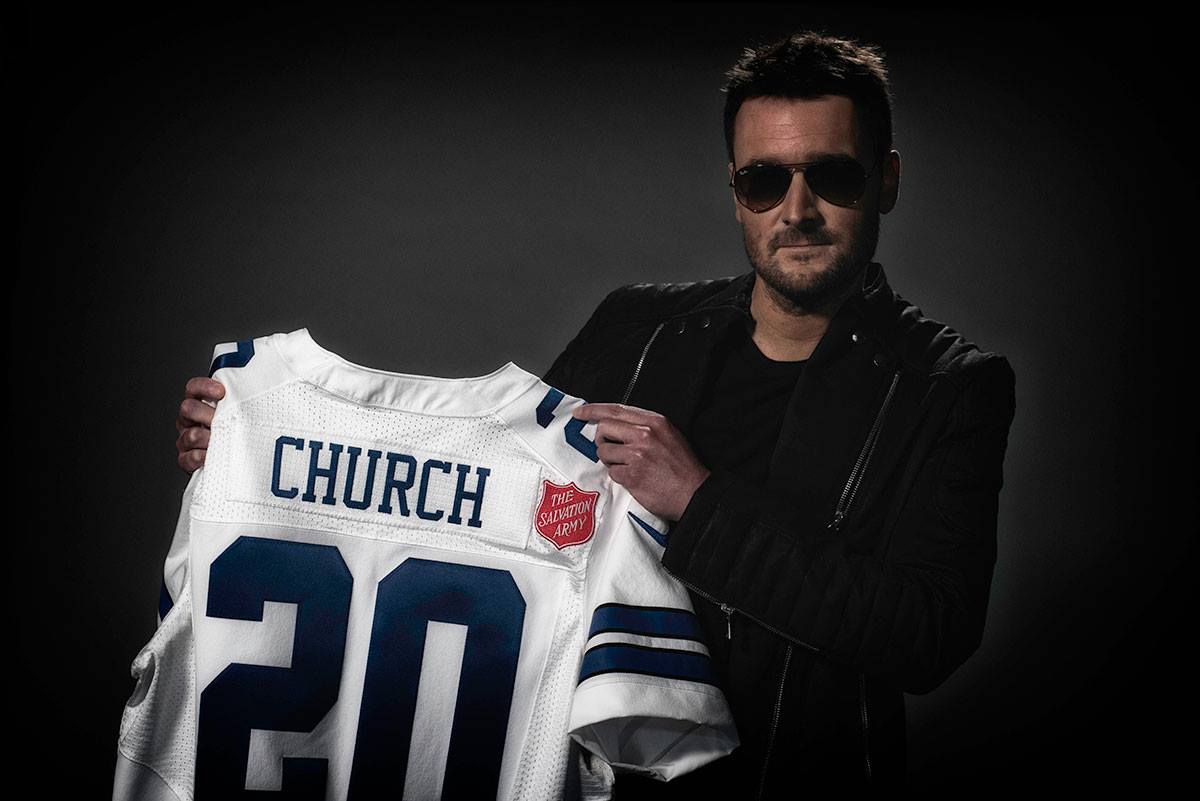 Eric Church Getting in Holiday Spirit With Salvation Army Red Kettle Campaign Kickoff