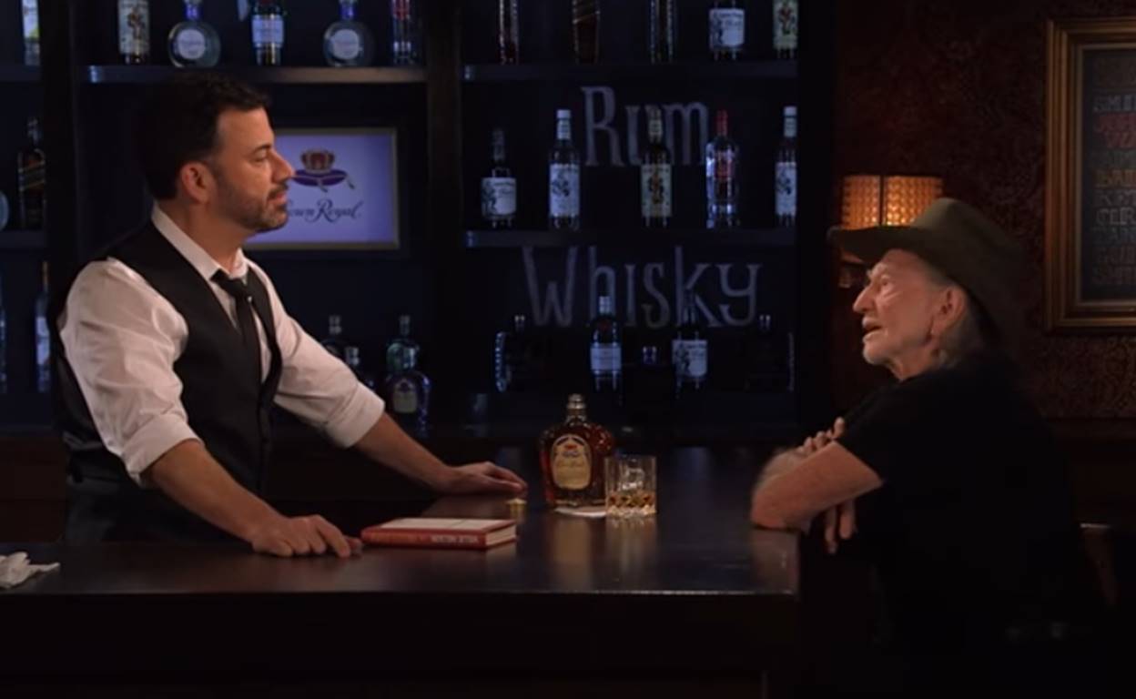 Willie Nelson Answers ‘Three Ridiculous Questions’ with Jimmy Kimmel