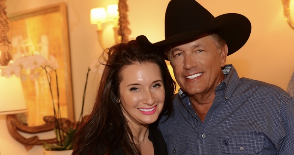 FB Ebie McFarland with longtime client George Strait courtesy of EBM a-1579879416