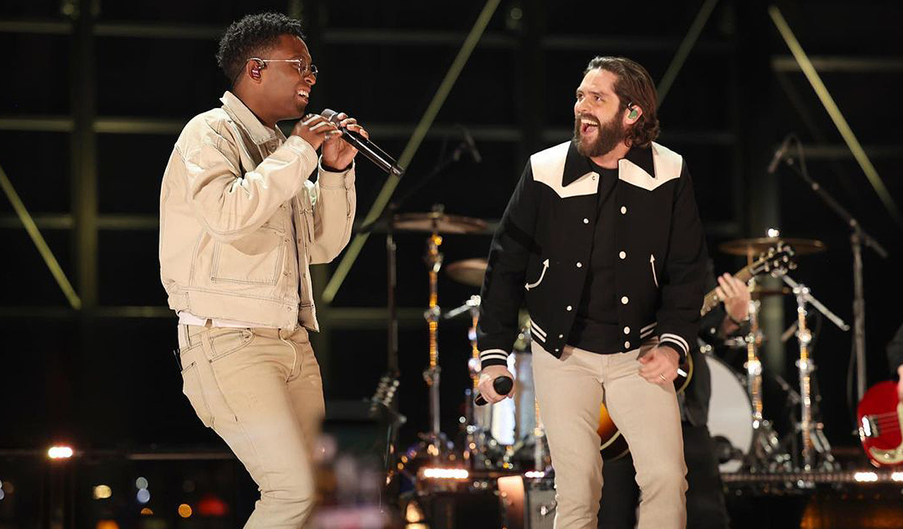 BRELAND and Thomas Rhett Join to 'Praise the Lord' on the ACM Awards Sounds  Like Nashville